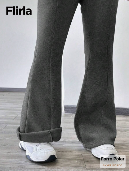 Olivia - Pantalones Térmicos Tipo Bota Campana