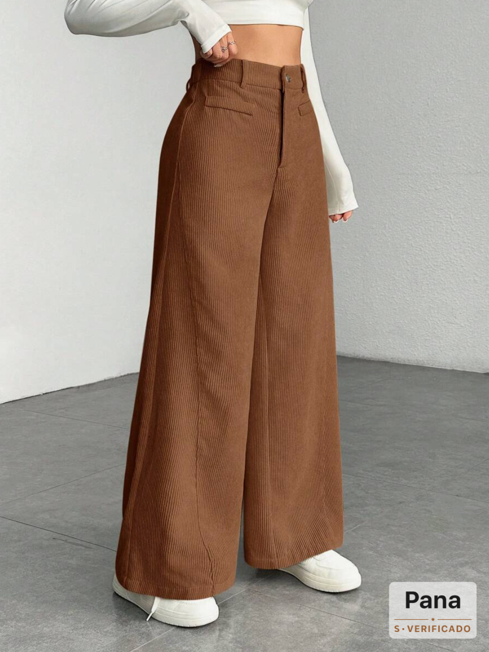 Iliana - Pantalón de Pana Bota Campana