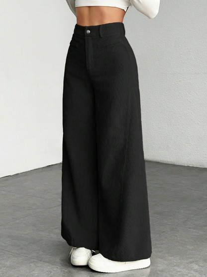 Iliana - Pantalón de Pana Bota Campana