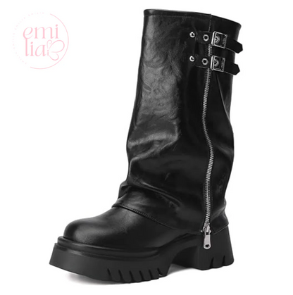 Botas Emilia - Botas Altas de Cuero