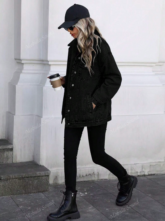 Heba - Chaqueta Tejana Oversize