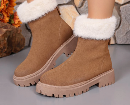 Apache - Botines de Cuero Interior Polar