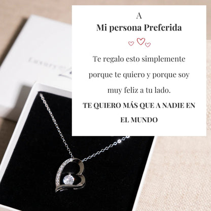 Collar Amor Eterno para mi Amor (con carta especial)