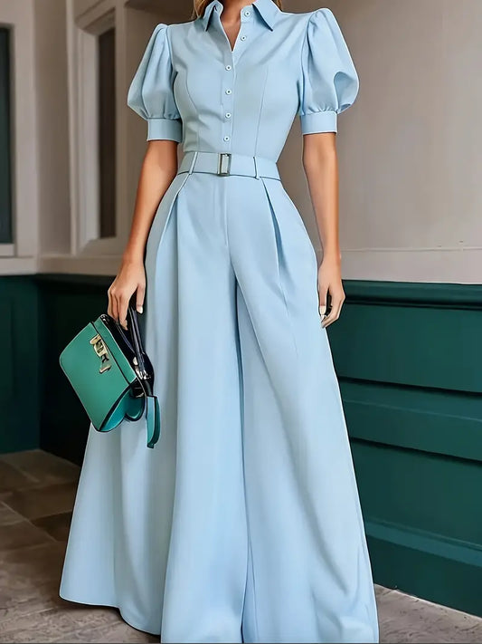 Patrona - Enterizo Elegante Mujer con Cinturón de Regalo